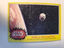 1977 Topps Star Wars Series 3 Yellow Card #172 Droids Escape Pod.......