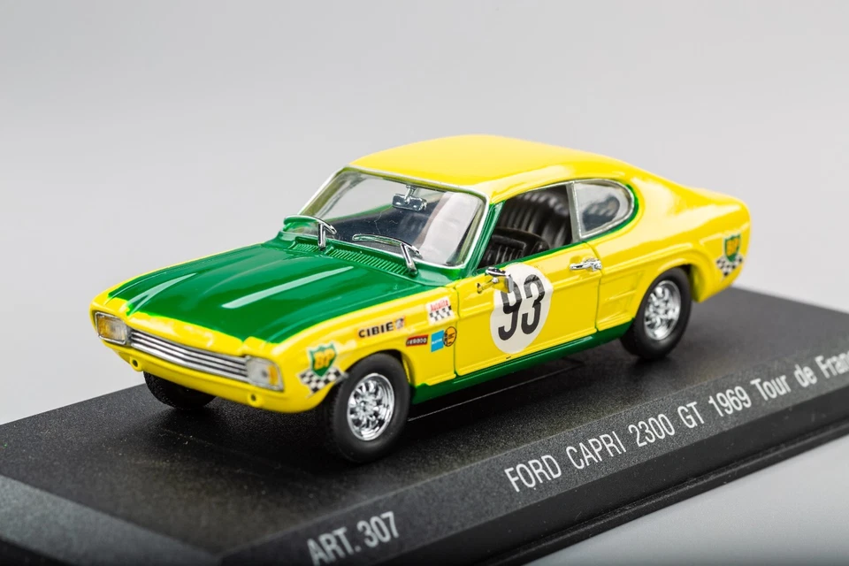 Ford Capri Mk I 2300GT Coupé #93 Piot/Behra 6th TDF 1969 DETAIL CARS 1:43 - Immagine 2 di 4