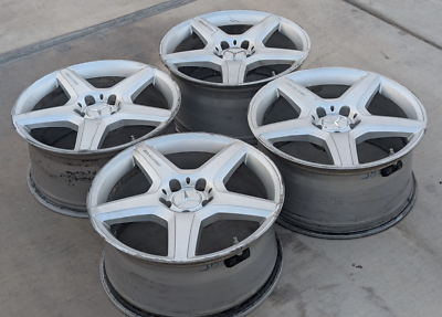 Mercedes W211 E Class 18” AMG Wheels Set Staggered 18x8.5 18x9 OEM