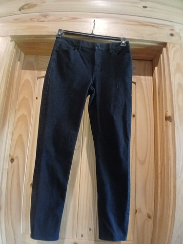 ❤️White House Black Market The Skinny Ankle Pants 4 Black Rayon Cotton Spandex - Picture 2 of 5