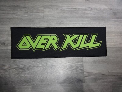 Overkill Backpatch Back Patch Back Strip Thrash Metal Anvil Muncipal Waste 66