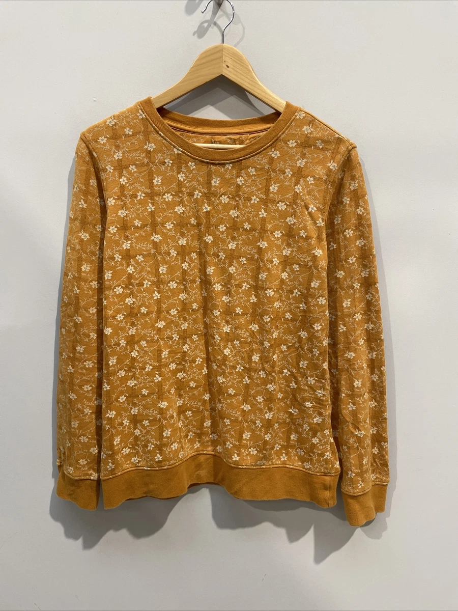 Yellow shop wildflower sweatshirt