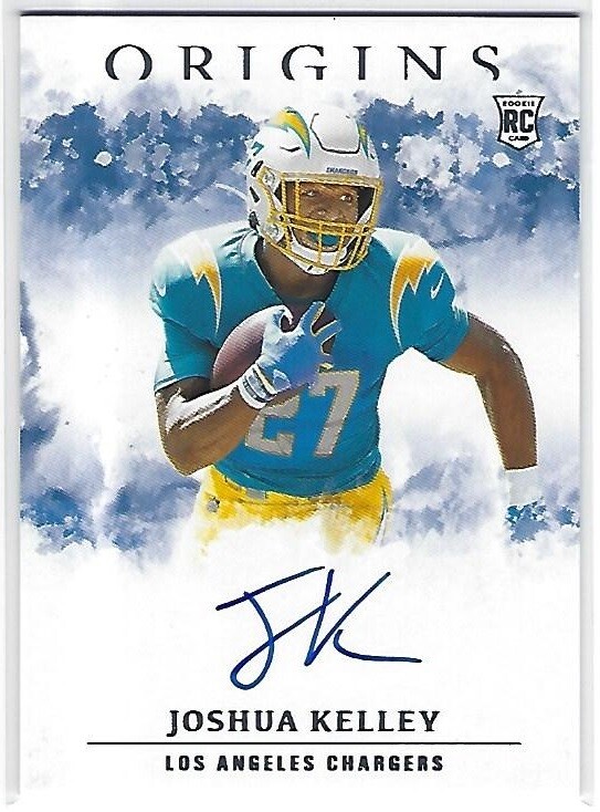 2020 Origins Joshua Kelley #RA-JK Rookie Autographs Auto RC