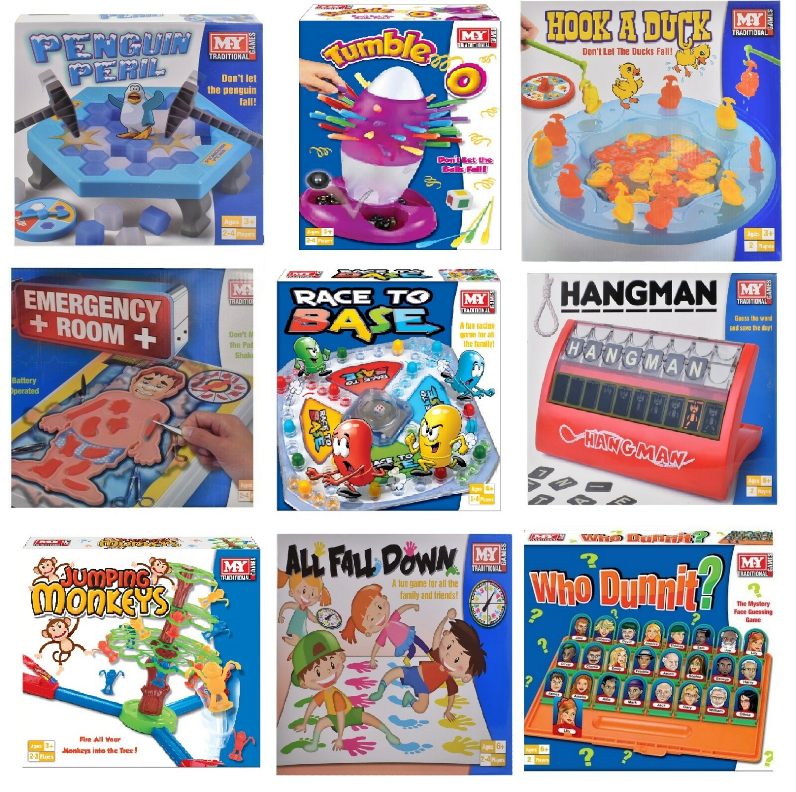 Full Size Traditional Classic Family Board Games Kids Indoor Fun Toy Game |  eBay