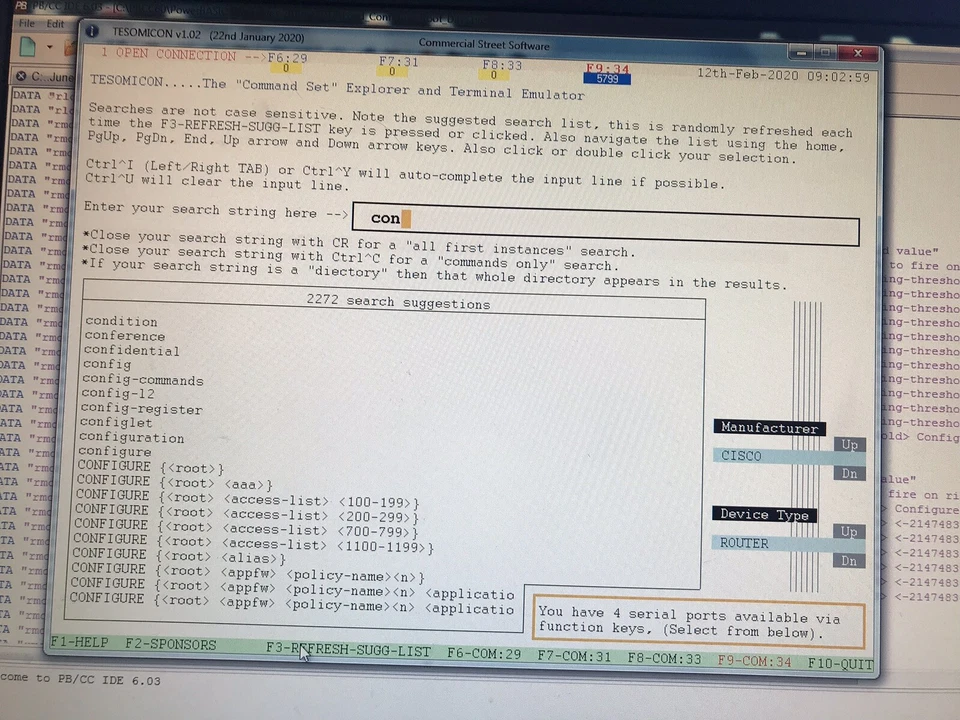 TESOM_vA0 Software Application (RS232 Virtual Terminal for console ports) - Image 3 of 4