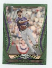 Nolan Arenado 2020 Panini Chronicles CERTIFIED MIRROR GREEN PARALLEL Card #22