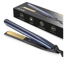 NEXPURE Professional Flat Iron, 2-In-1 Hair Straightener with Touch Panel (M565)