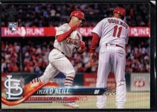 (2) 2018 Topps Update #US218 Tyler O'Neill ST. LOUIS CARDINALS Rookie Card 88. rookie card picture