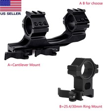 Dual Ring 25.4mm/30mm Heavy Duty Cantilever QD Scope Mount/High Profile Mount