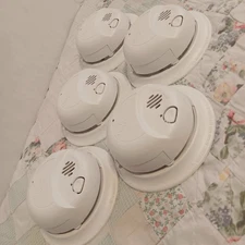 Lot First Alert 9120B Smoke Detectors, Hardwired Alarms, Battery Backup 5 Items