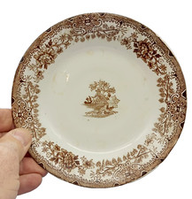 ANTICO PIATTO Società Ceramica Richard COLANDINE FINE '800 - 16,5 CM DI DIAMETRO