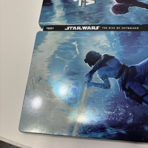 Star Wars: The Rise of Skywalker Steelbook 4k Ultra HD UHD + Blu-ray See Pics - Afbeelding 15 van 18