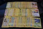 Pokemon TCG Base Set, Jungle, Fossil Damaged 169-Card Lot Non-Holo Vintage WOTC