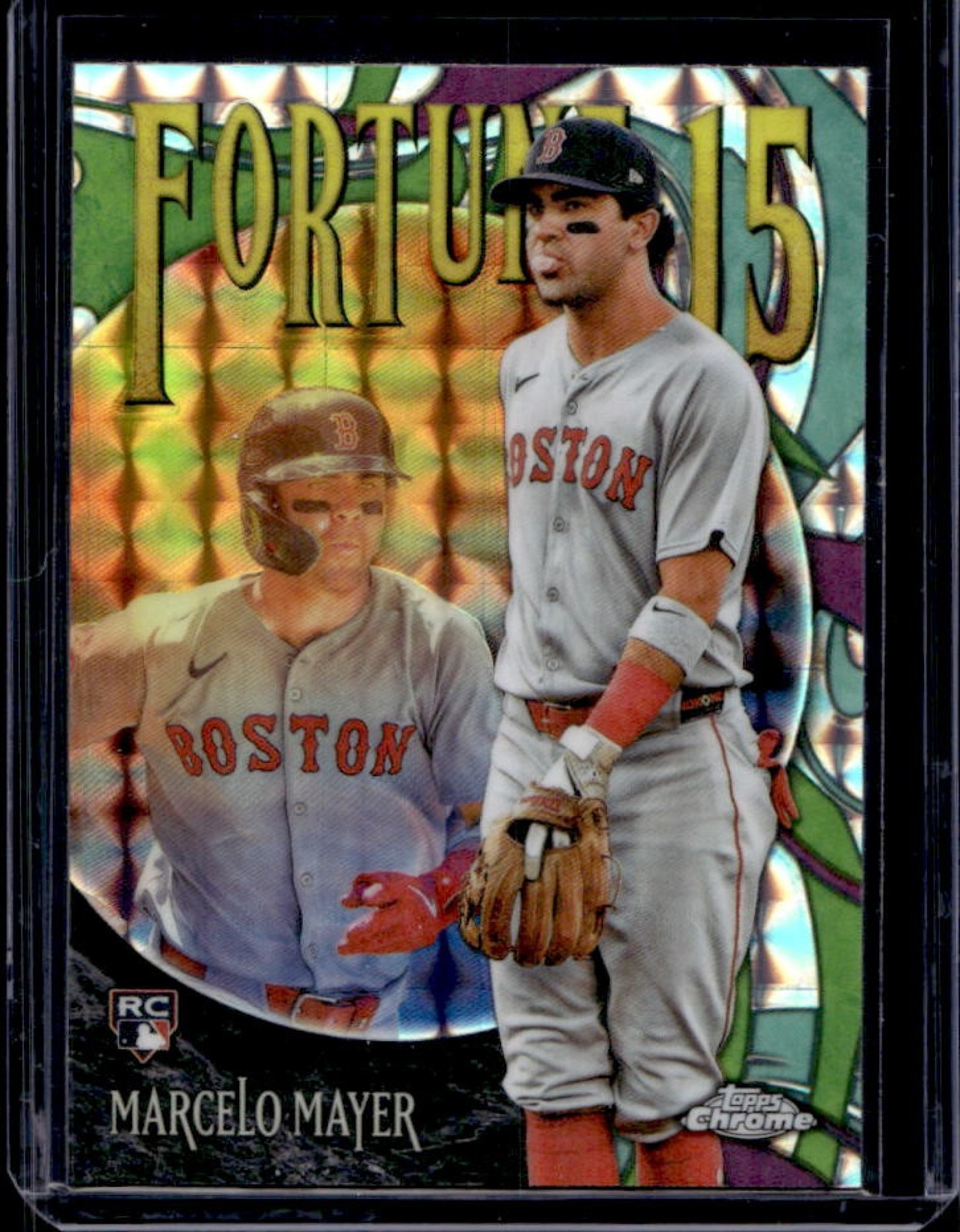 2025 Topps Chrome Update Marcelo Mayer Fortune 15 Geometric Refractor RC #F15-20