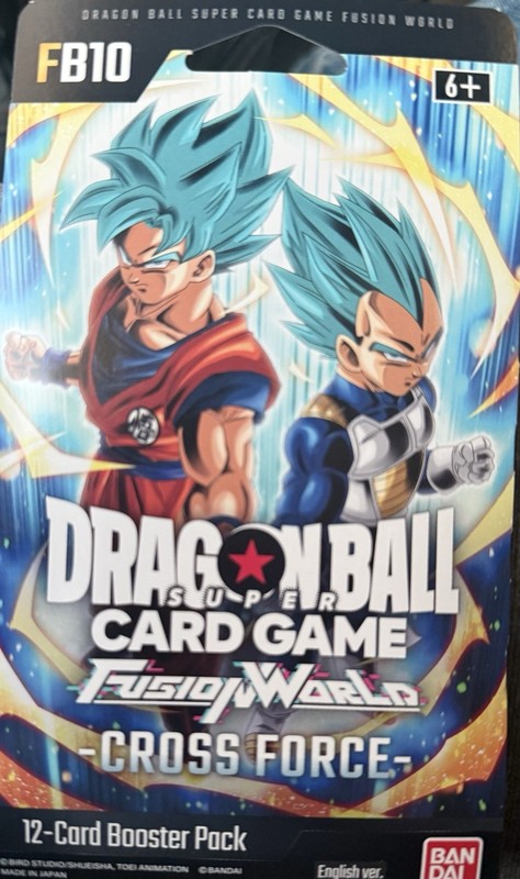 Bandai Dragon Ball Super Card Game Fusion World Cross Force FB10 12-Card Pack