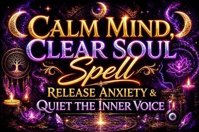    Calm Mind, Clear Soul Spell   Release Anxiety & Quiet the Inner Voice