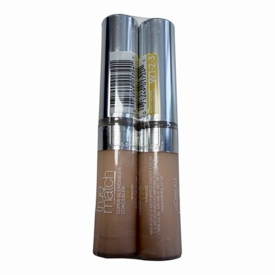 2xL'Oreal True Match Super Blendable Concealer, W123 Warm Fair Light 11Ml *Neu*