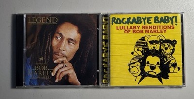 BOB MARLEY - 2 CD Lot: Legend + Rockabye Baby VERY GOOD! FREE SHIPPING! Reggae