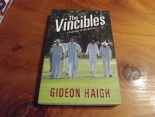 S/C CRICKET BOOK THE VINCIBLES GIDEON HAIGH 2002  * MUST SEE *
