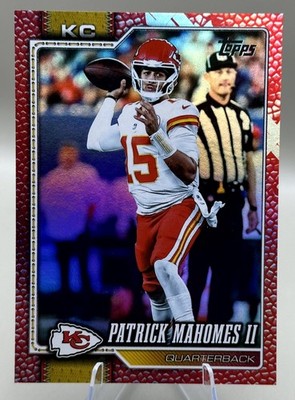 ‼️2026 Topps Flagship Patrick Mahomes #1/5 Jersey And Color Match Chiefs