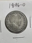 1896-O Barber Silver Quarter VG condition Semi Key Date