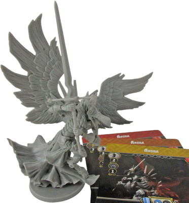 MASSIVE DARKNESS 2: Hellscape ANDRA Mini & Cards NEW!!