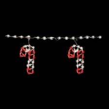 6 Pack 48" Candy Cane Light Link Outdoor Commercial Quality Wireframe Decoration