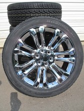 22 New Ram 1500 6 Lug Chrome 4 Wheels With 2854522 Tires 5666 C
