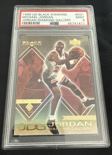 1999 UD Black Diamond Gallery Michael Jordan MJ PSA 9 #DG1 Card