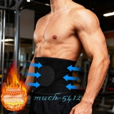 Waist Trimmer Belt Sweat Wrap Band Ab Stomach Weight Loss Fat Burner Slimming