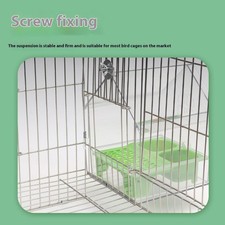 Multifunction Hanging Parrot Feeder Prevent Scattering Bird Feeding Bowl