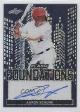 2019 Leaf Flash Foundations Blue 13/50 Aaron Schunk #FF2-AS1 Auto nd3