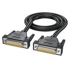 DB25 Male to Male Cable 3 feet, 26awg Tinned Copper Wires,Double-Shielded with F