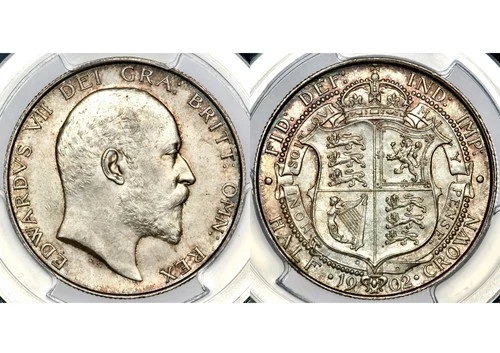 1902 Edward VII Half Crown — photo from the most recent tracked eBay sale