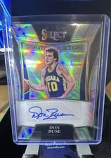 2021-22 Panini Select - Signature Selections Don Buse #SS-DBS Silver Prizm (AU)