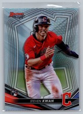 2022 Bowman's Best Steven Kwan Refractor #35 Cleveland Guardians