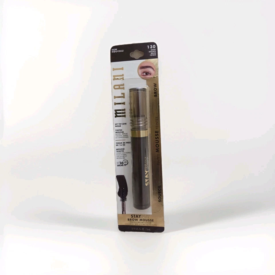 MILLANI Stay Put Brown Mouse #130 marrón oscuro Brunce 0,10 fl. oz  Foto 2 de 4