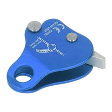 (Blue)Climbing Rope Grab Aluminum Alloy Self Locking 8?13mm Climbing Rop BS