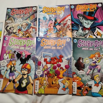 Lot Of 7 DC Comics Scooby Doo One Is Missing Cover
