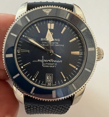 Breitling Superocean Heritage II blaues Zifferblatt Herrenuhr - AB2010