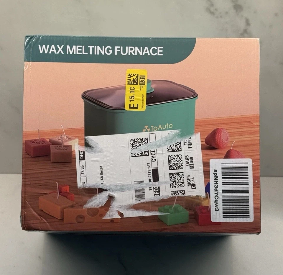 TOAUTO 4L Wax Melter Electric Melting Pot Pour Spout for Soap Candle Making 120V - Image 2 of 4