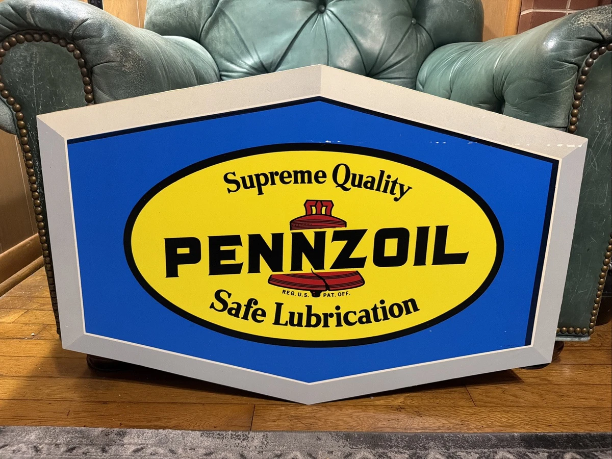 Pennzoil Sign In Collectible Gas & Oil Advertising Signs for sale
