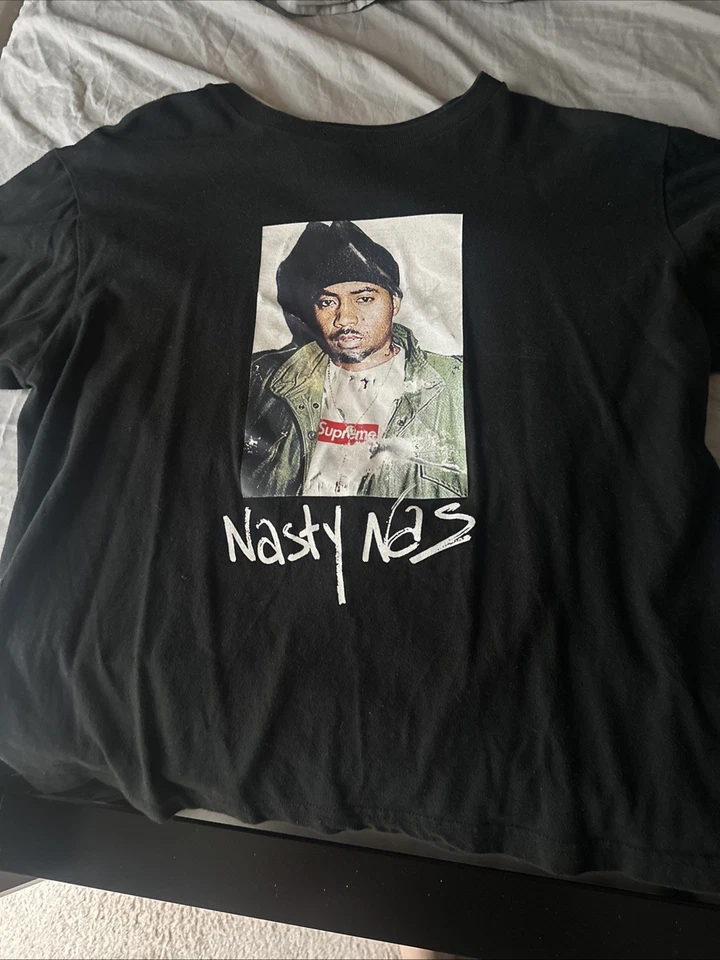 Supreme Nasty Nas Tee FW17 XL Pre Owned - Image 3 of 4