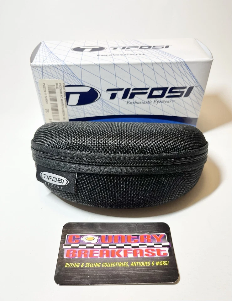 Gafas de sol TIFOSI Podium XC negras blancas 3 lentes intercambiables con estuche ¡NUEVO EN CAJA! Foto 2 de 4
