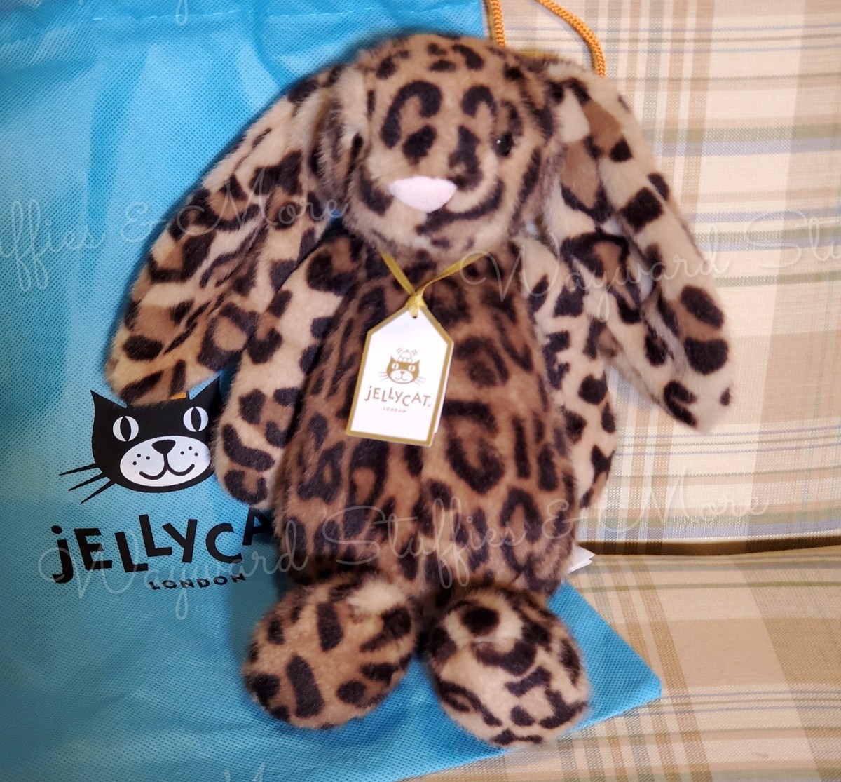  Cobblehop Bunny 新品未使用 タグ付き Jellycat London Cobblehop Bunny Ruby Cruiser BAS3LPB With Tags for