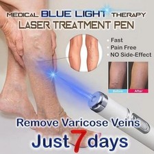 Blue Light Therapy Pen   Varicose Vein  Scar Removal Acne Treatment Device