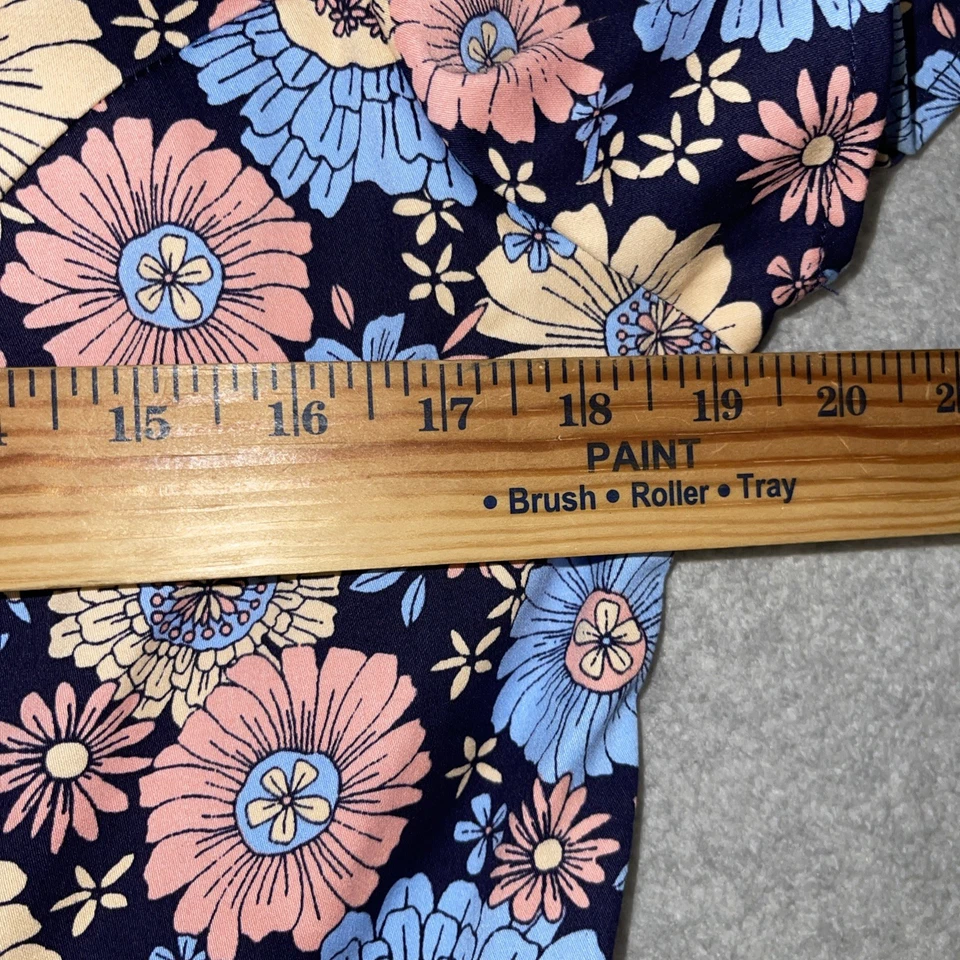 Vestido retro floral Eva Rose entallado y acampanado para mujer XL multicolor estampado margarita años 50 Foto 4 de 4