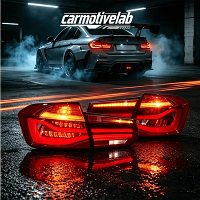 Rot VOLL LED Rücklichten For 2012-2018 Für BMW 3er F30 F80 W/Sequenziell Blinker