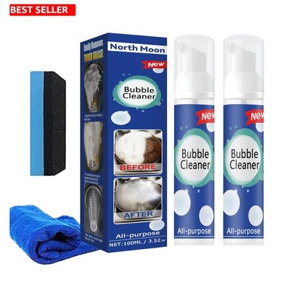 Fresh Scented Foaming Degreaser - Easy Stain Removal for Kitchen & Bathroom