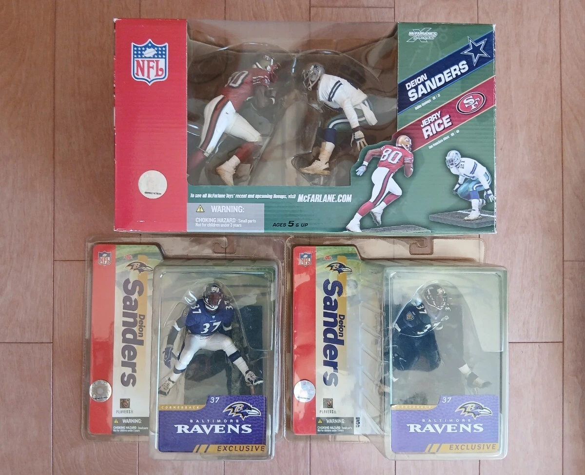 【美品】NFL Deion Sanders & Jerry Rice フィギュア 3 types Deion Sanders Jerry Rice NFL McFarlane Figures | eBay